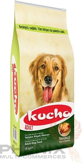 Animalerie Tunisie Kucho poulet 15kg - Aliments pour chiens - 188.340 TND - PHENIX