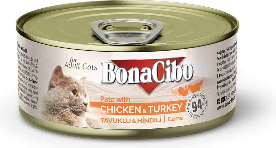 Boite BonaCibo Pâté Adult...