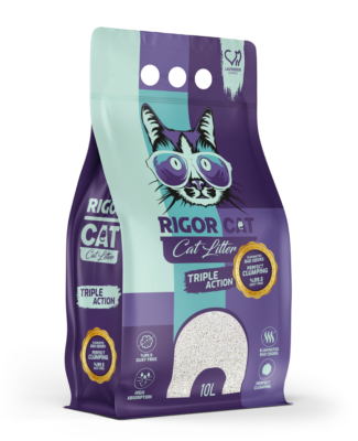 rigor cat litter  lavande...