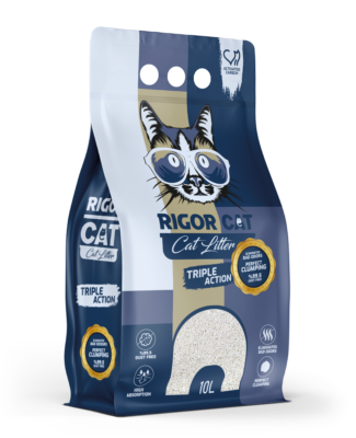 rigor cat litter activated...
