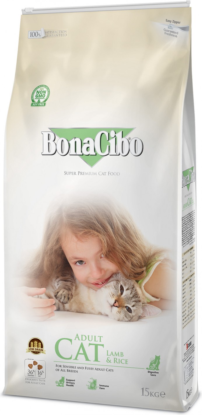 bonacibo cat adult lamb 15 kg