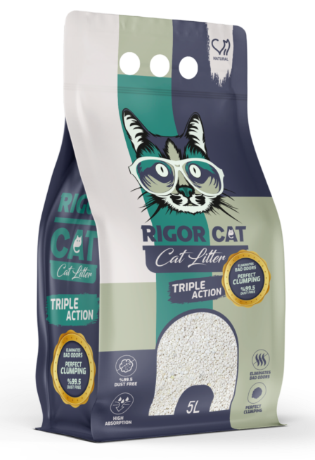 RIGOR Cat litter Natural 5 LT