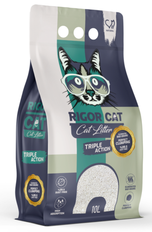 RIGOR Cat litter Natural 10 LT