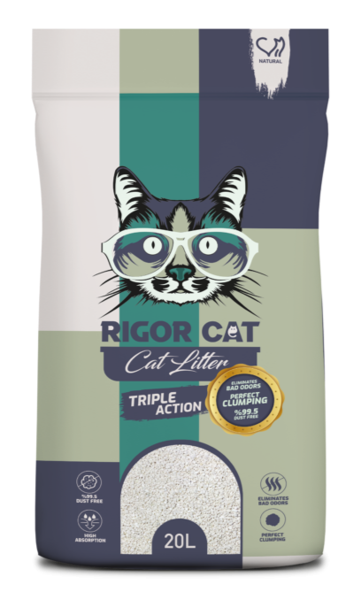 RIGOR Cat litter Natural 20 LT